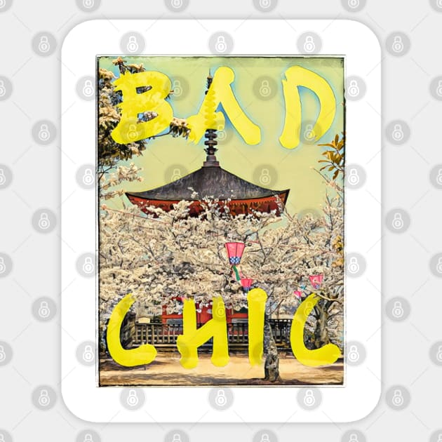 Bad Chic Cherry Blossom Sticker by Digz